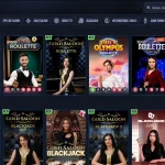 Current VegasHero live-casino category navigation